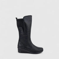 Dimato Ladies Leather Comfort Long Boot 015.2008 Black DM82