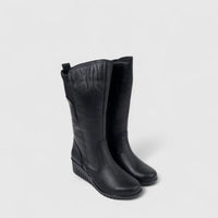 Dimato Ladies Leather Comfort Long Boot 015.2008 Black DM82