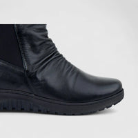 Dimato Ladies Leather Comfort Mid Calf Boot 015.5018-SK Black DM83