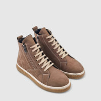 Dimato Leather Casual Boot Olive 003.1211 Boots | familyshoecentre