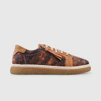 Dimato Leather Casual Sneaker Tan 003.1800 Sneakers | familyshoecentre