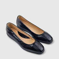 Dimato Leather Comfort Wedge Black 056.2220 Wedges | familyshoecentre