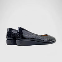 Dimato Leather Comfort Wedge Black 056.2220 Wedges | familyshoecentre