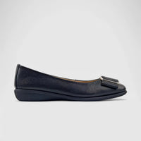 Dimato Leather Comfort Wedge Black  056.2221 Wedges | familyshoecentre