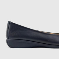 Dimato Leather Comfort Wedge Black  056.2221 Wedges | familyshoecentre