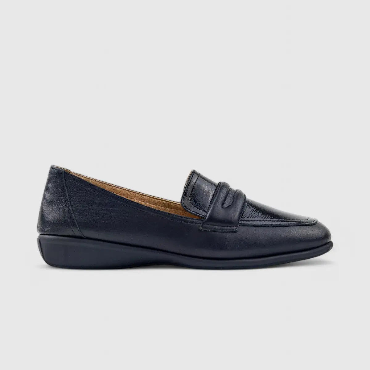 Dimato Leather Comfort Wedge Black 056.2224 Wedges | familyshoecentre