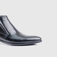 Dress Ankle Boots Black EL003 Boots | familyshoecentre