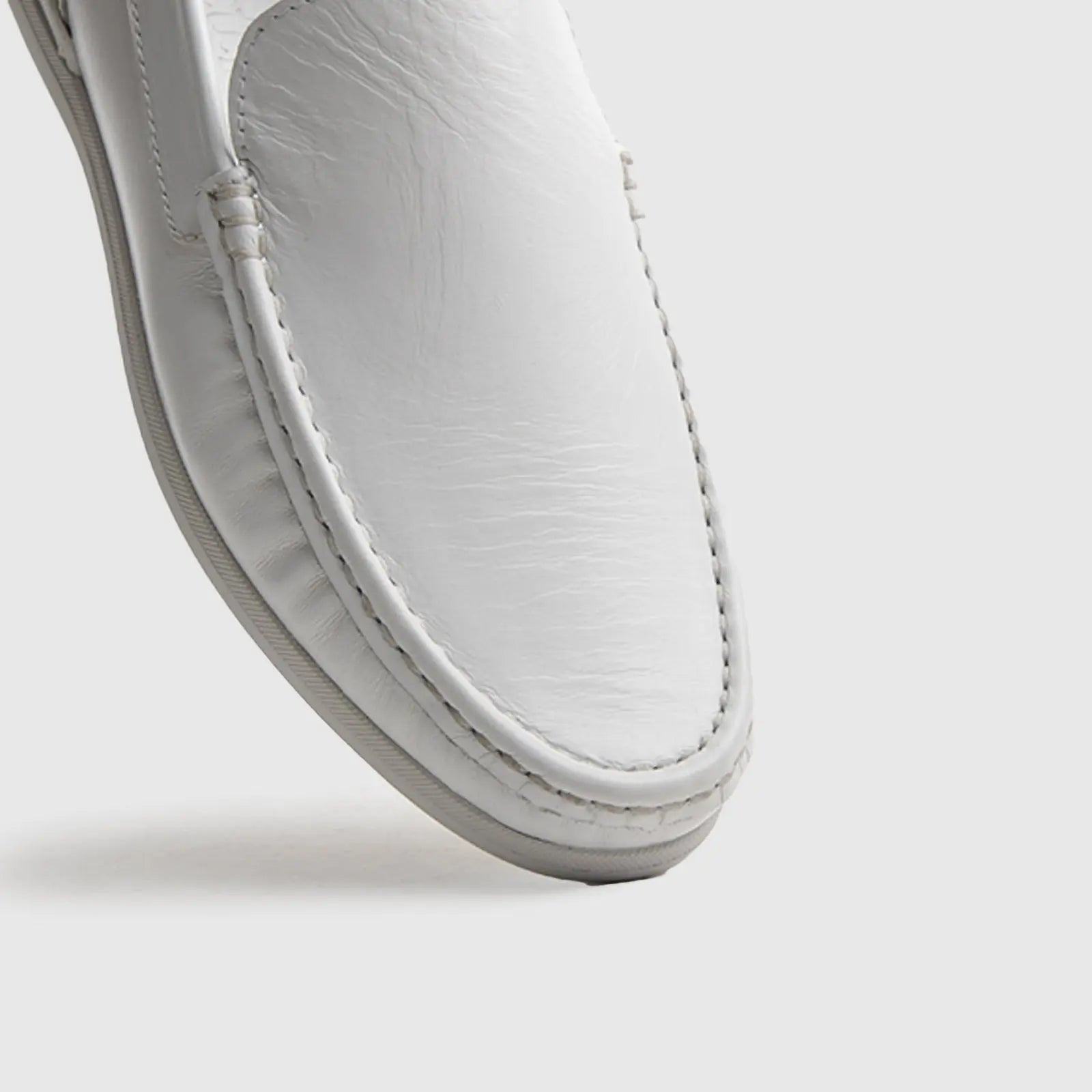 Dress Casual Loafer 13830 White Loafers | familyshoecentre