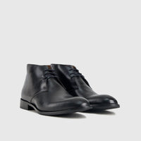 Dress Comfort Chukka Boot 1020028 Black Boots | familyshoecentre