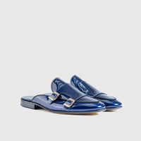 Dress Open Back Mules 464 Navy Gents | familyshoecentre