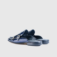 Dress Open Back Mules 464 Navy Gents | familyshoecentre