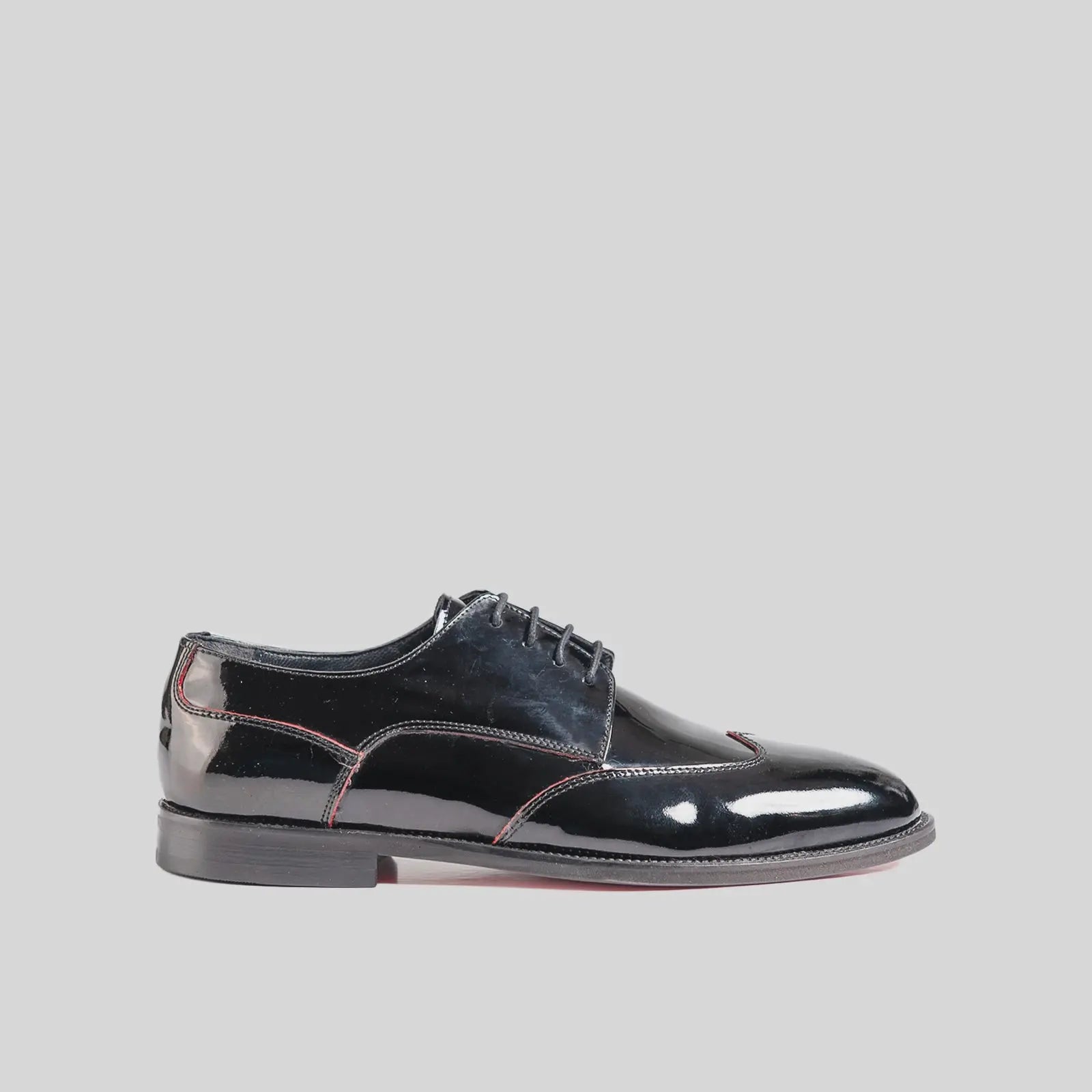 Dress Oxfords 129-7 Black Patent Gents | familyshoecentre