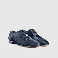 Dress Oxfords 22958 Black Velvet Gents | familyshoecentre