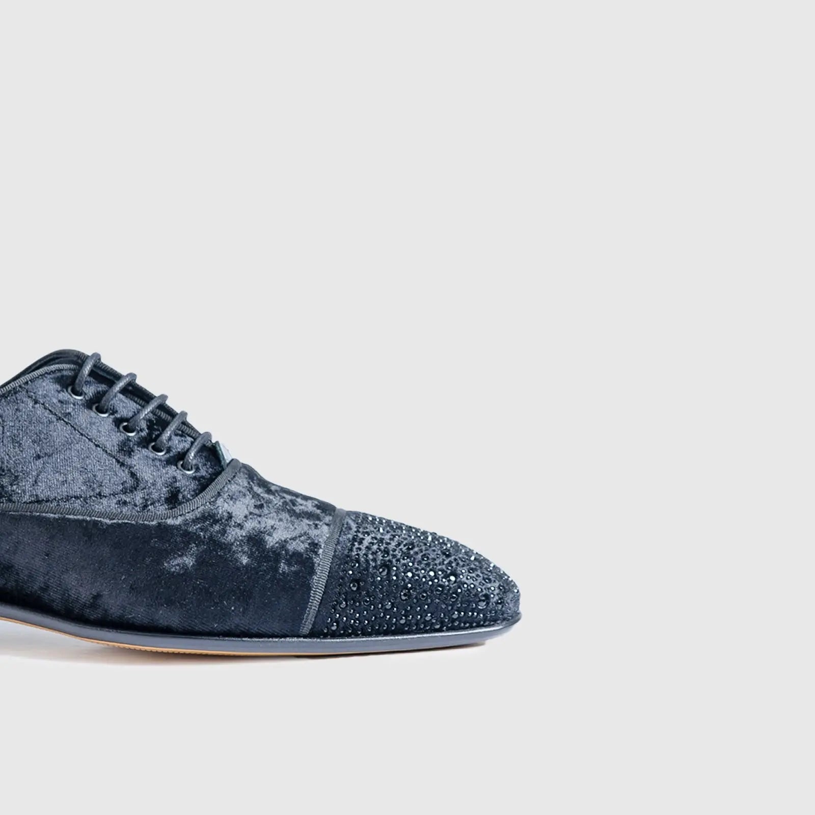 Dress Oxfords 22958 Black Velvet Gents | familyshoecentre