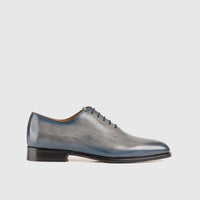Dress Oxfords 4233 Washed Blue/Grey Oxfords | familyshoecentre