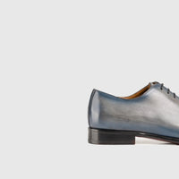 Dress Oxfords 4233 Washed Blue/Grey Oxfords | familyshoecentre