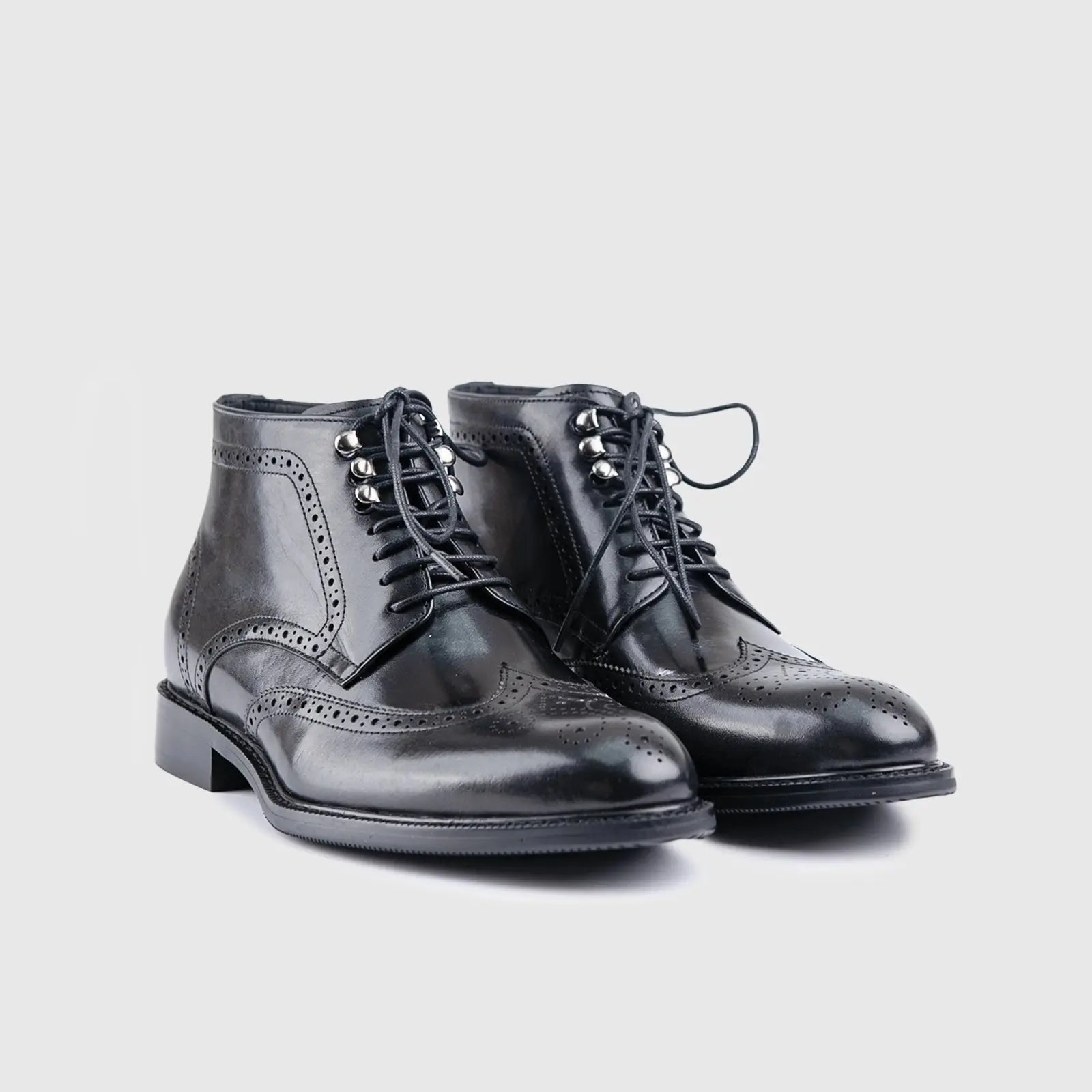 Dress Oxfords Boots Black EL002 Boots | familyshoecentre