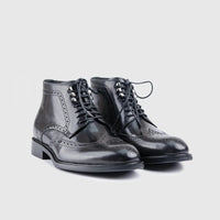 Dress Oxfords Boots Black EL002 Boots | familyshoecentre