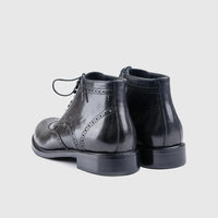 Dress Oxfords Boots Black EL002 Boots | familyshoecentre