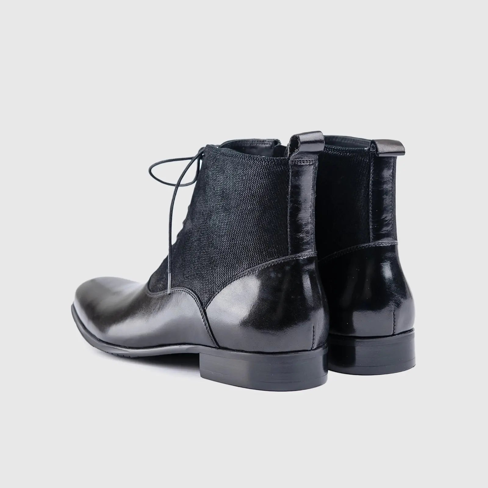 Dress Oxfords Boots Black EL039 Boots | familyshoecentre
