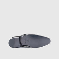 Dress Single Monk Black EL018 Oxfords | familyshoecentre