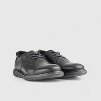 Dylan Casual Oxfords Black Waxy Oxfords | familyshoecentre