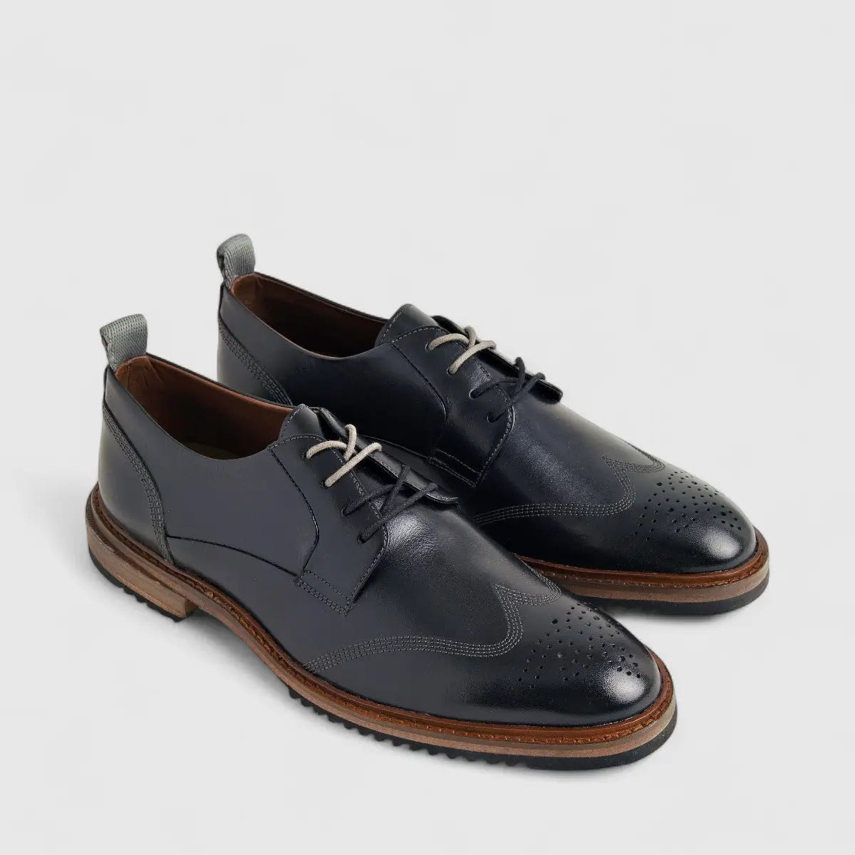 Anatomic Leather Comfort Lace Up Brown 58800 AN117