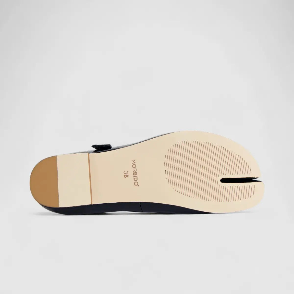 Morbido Ladies Leather Pump Black PON012