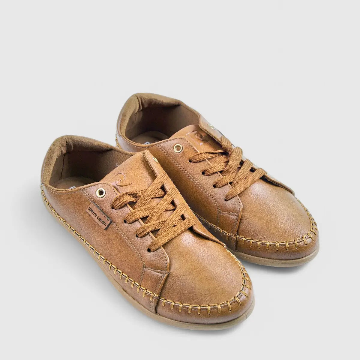 PC Casual Sneaker Tan 10655 Sneakers | familyshoecentre