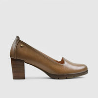 PC Dress Heel Court Shoe Beige 10623 Heels | familyshoecentre