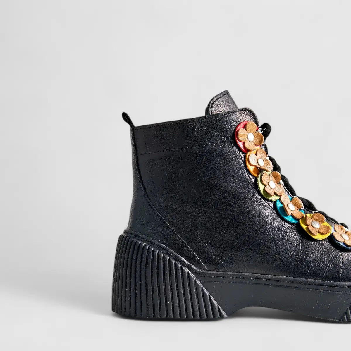 Karyoka Comfort Leather Boots 3120 Black Boots | familyshoecentre