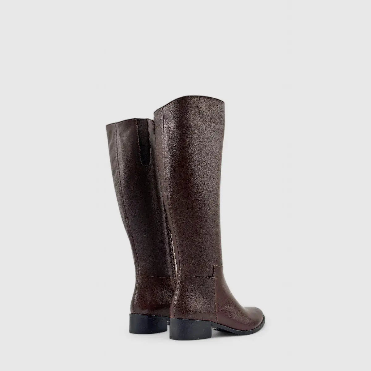 Sofia Mare Leather Boot Brown 9713 Boots | familyshoecentre