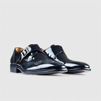 Fabino Dress Single Monk Strap Black  M3220051 Slip-ons | familyshoecentre