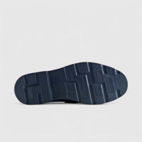 Enrico Cavalli Chunky Sole Dress Loafers 6975 Black Loafers | familyshoecentre