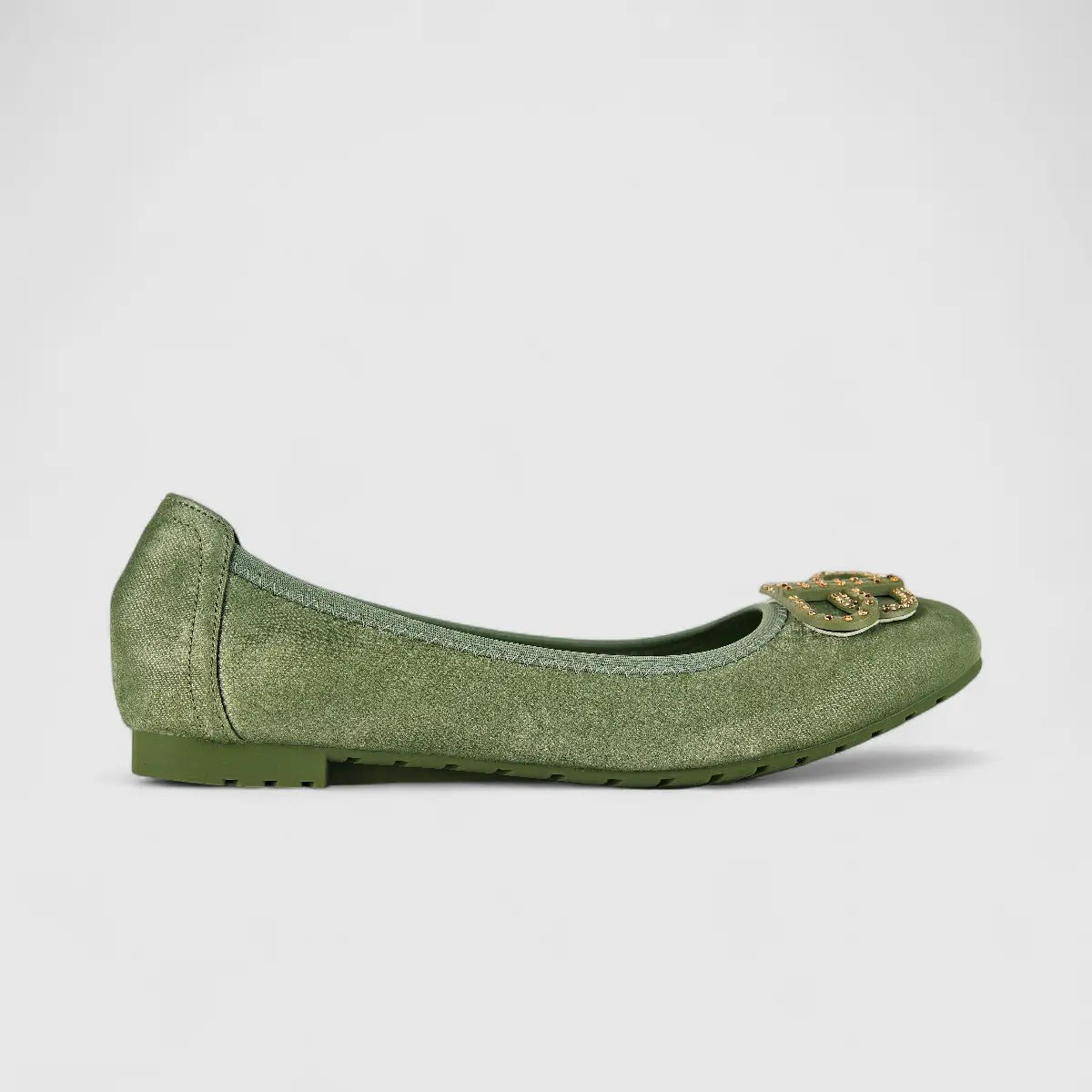 Bulbul Ladies Casual Pump HAR040 Green