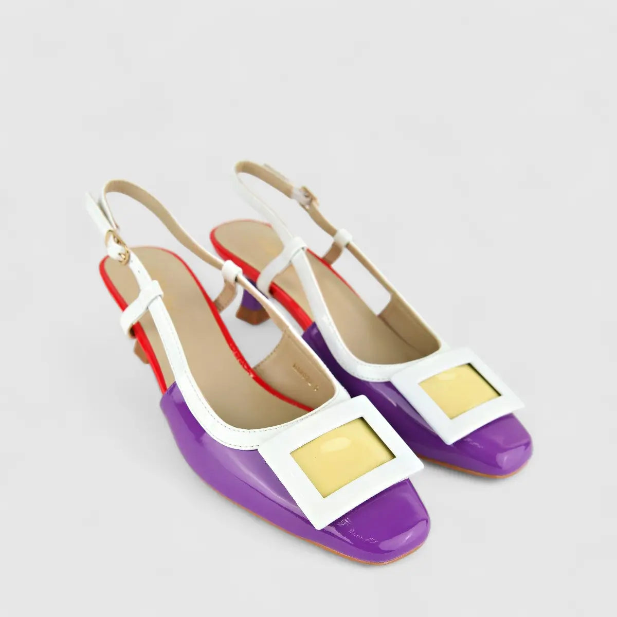 Bulbul Ladies Casual Sling Back HAR032 Purple Multi