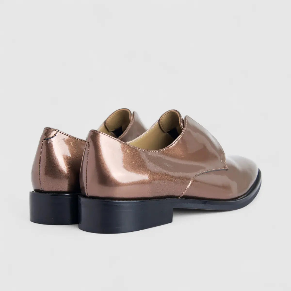 Morbido Ladies Leather Shoe Bronze PON010