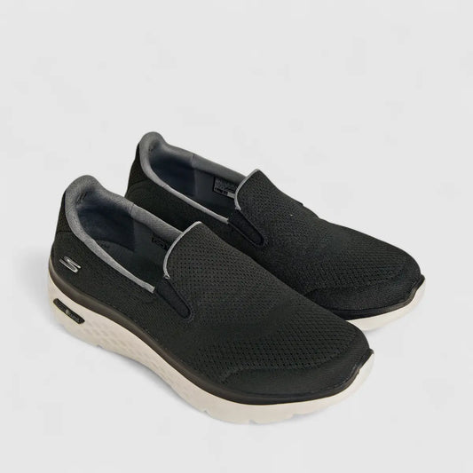 Skechers Men's Comfort Slip On Go Walk Hyper Burst Saunter 216188 Black SM125