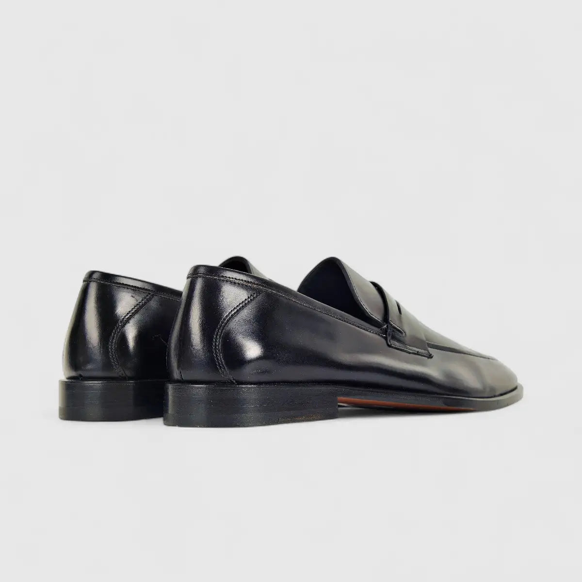Formales Men's Leather Slip On 0432 Black FC117