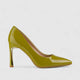 Bulbul Stiletto Court Shoe Green LI007 Heels | familyshoecentre