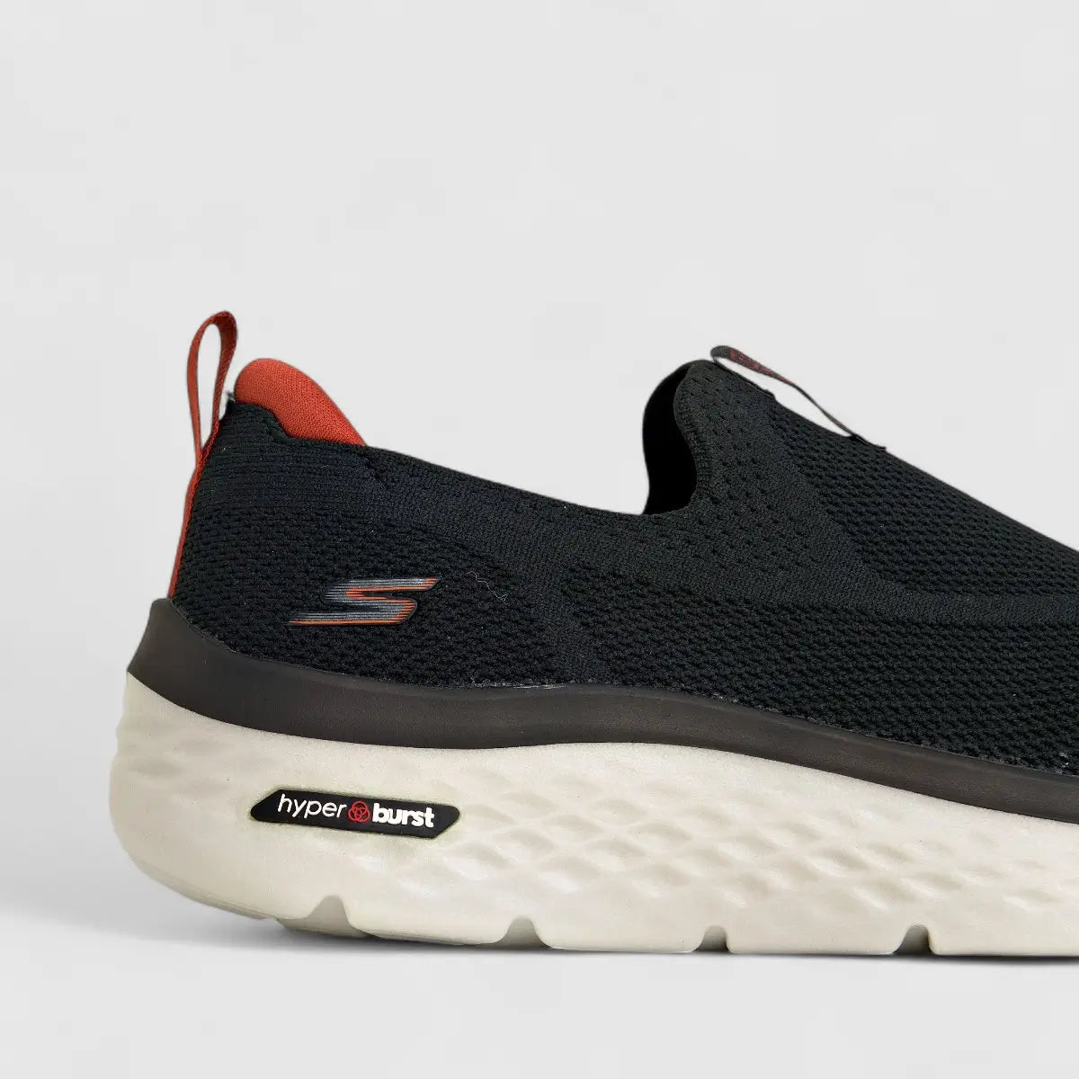 Skechers Men's Comfort Slip On Go Walk Hyper Burst 216189 Black/White/Red SM115
