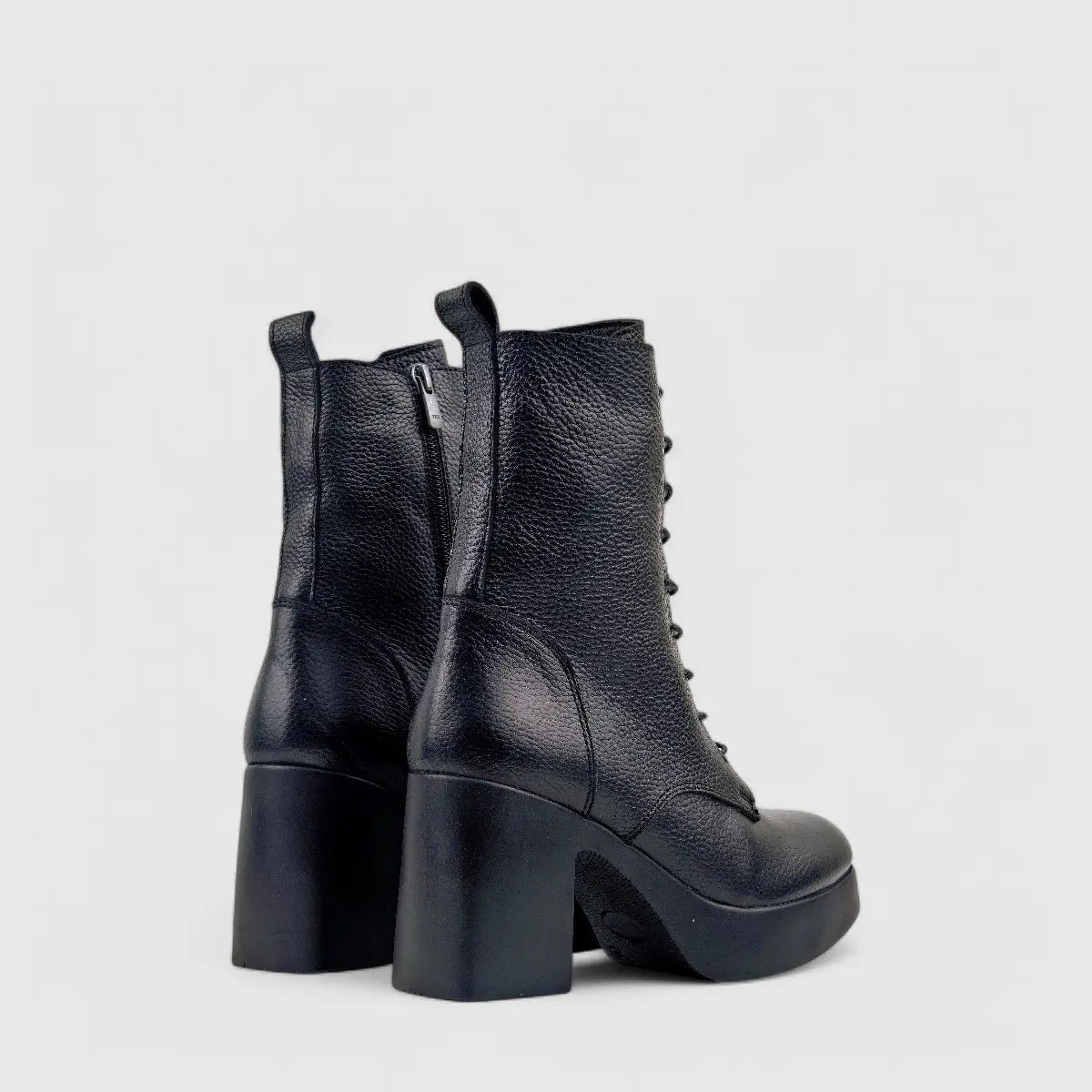 Sofia Mare Leather Ankle Boot Black 11518 Boots | familyshoecentre
