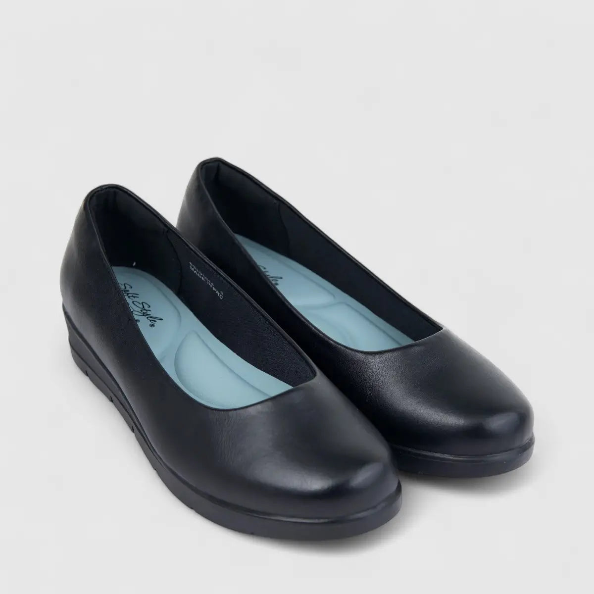 Hush Puppies Soft Style Ladies Comfort Wedge Pump Hotaru SSL01614 Black SS334