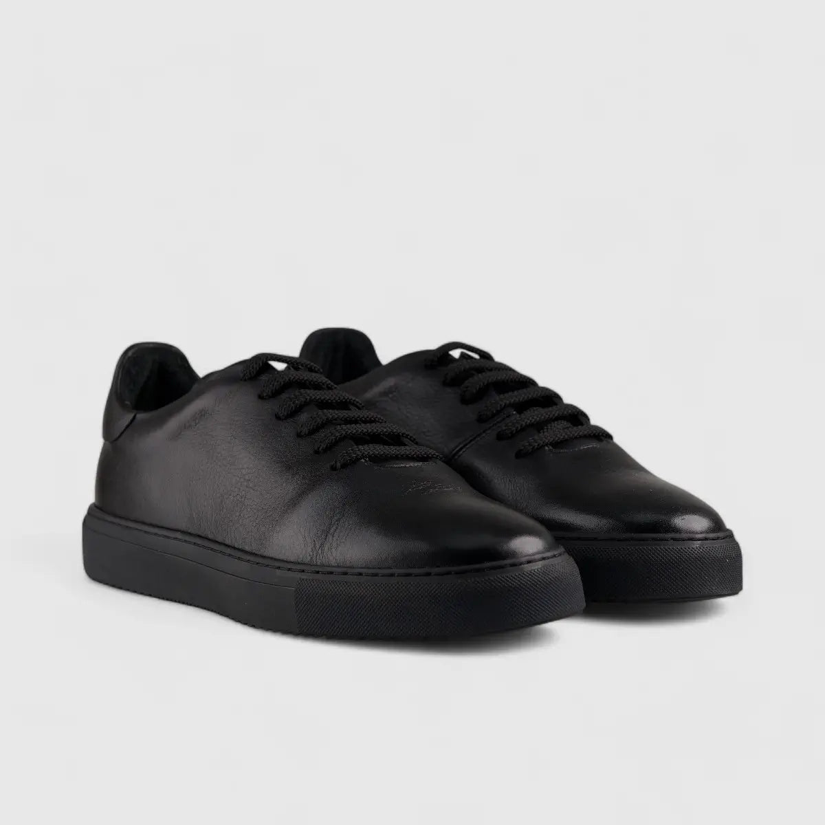 Formales Lace Up Leather Sneaker Black Tokyo 4289 Sneakers | familyshoecentre