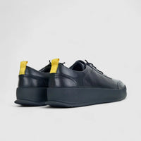 Formales Mens Leather Sneaker FM23818-20 Black FK23