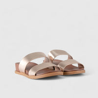 Edith Comfort Slide Sandals Rosegold 01374 Sandals | familyshoecentre