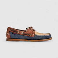 Sebago Men's Docksides Portland Spinnaker Nubuck 7111M2W A19 Navy Beige Brown SG36