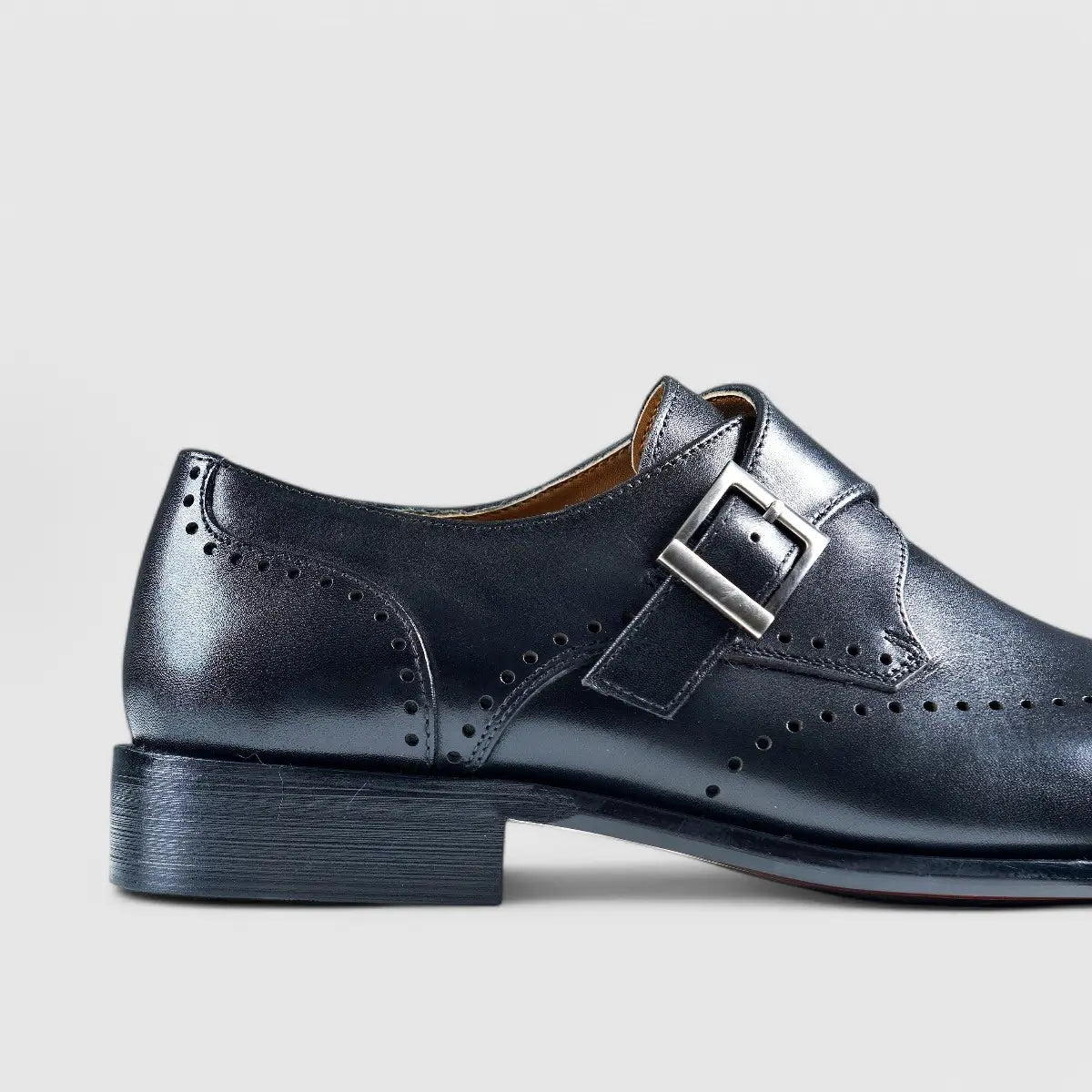 Fabino Dress Single Monk Strap Black M3220051