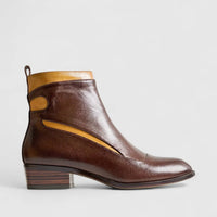 Bulbul Leather Ankle Boot Coffee HA2502 Boots | familyshoecentre