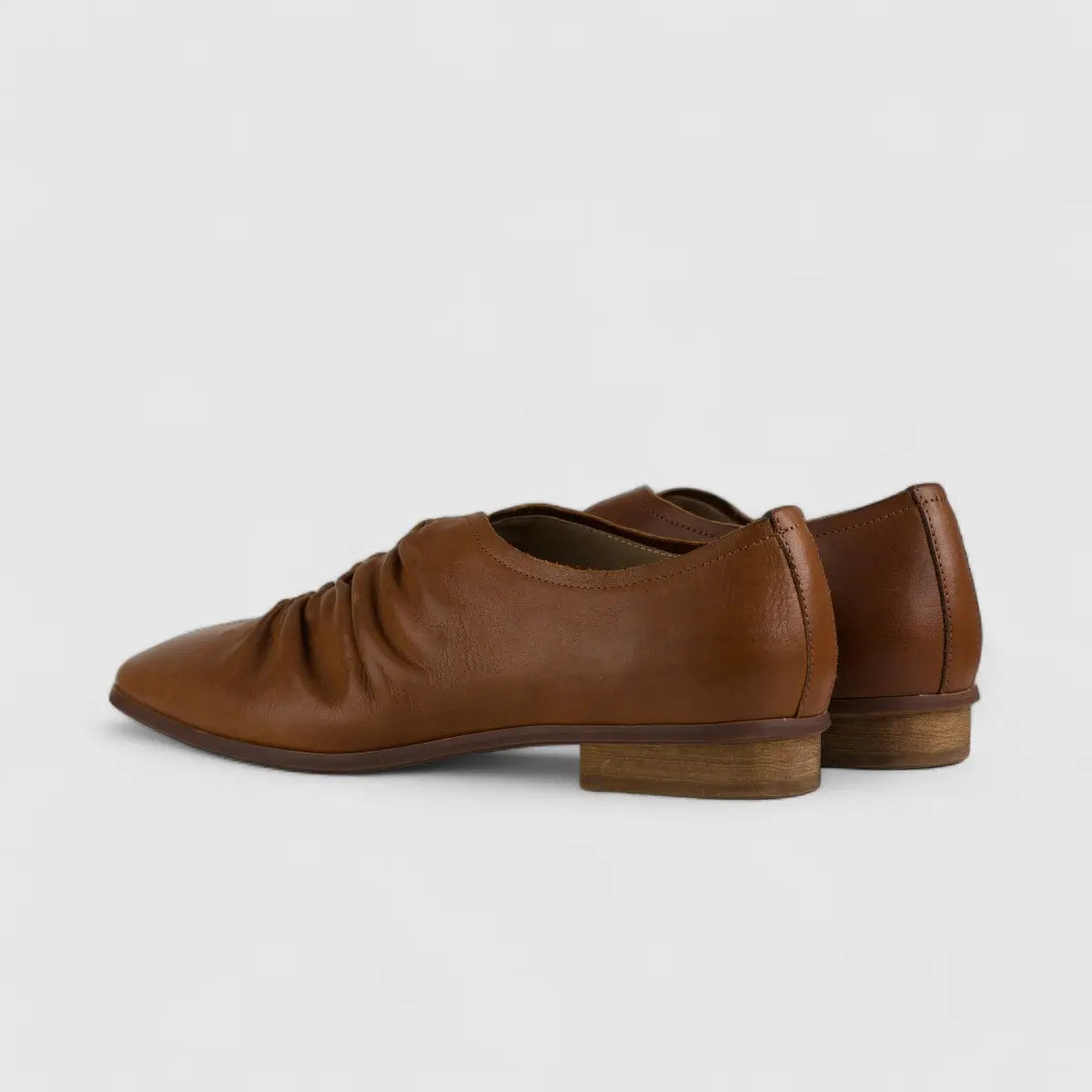 Morbido Comfort Leather Pump Brown HDS5-2 Pumps | familyshoecentre